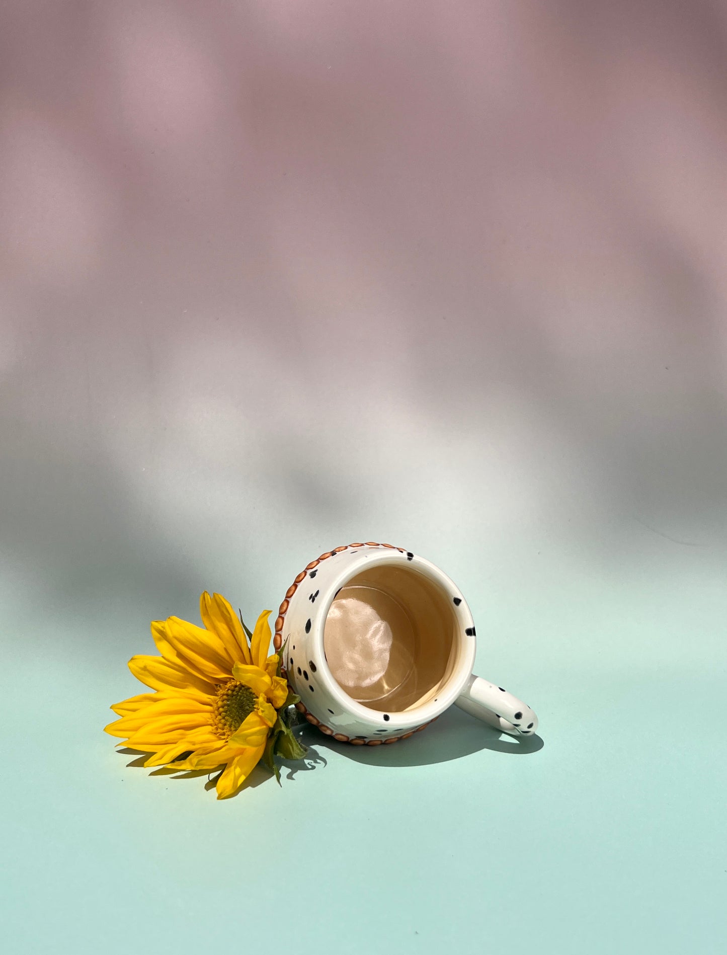 4oz Vizzini Espresso Mug in Brown Cow
