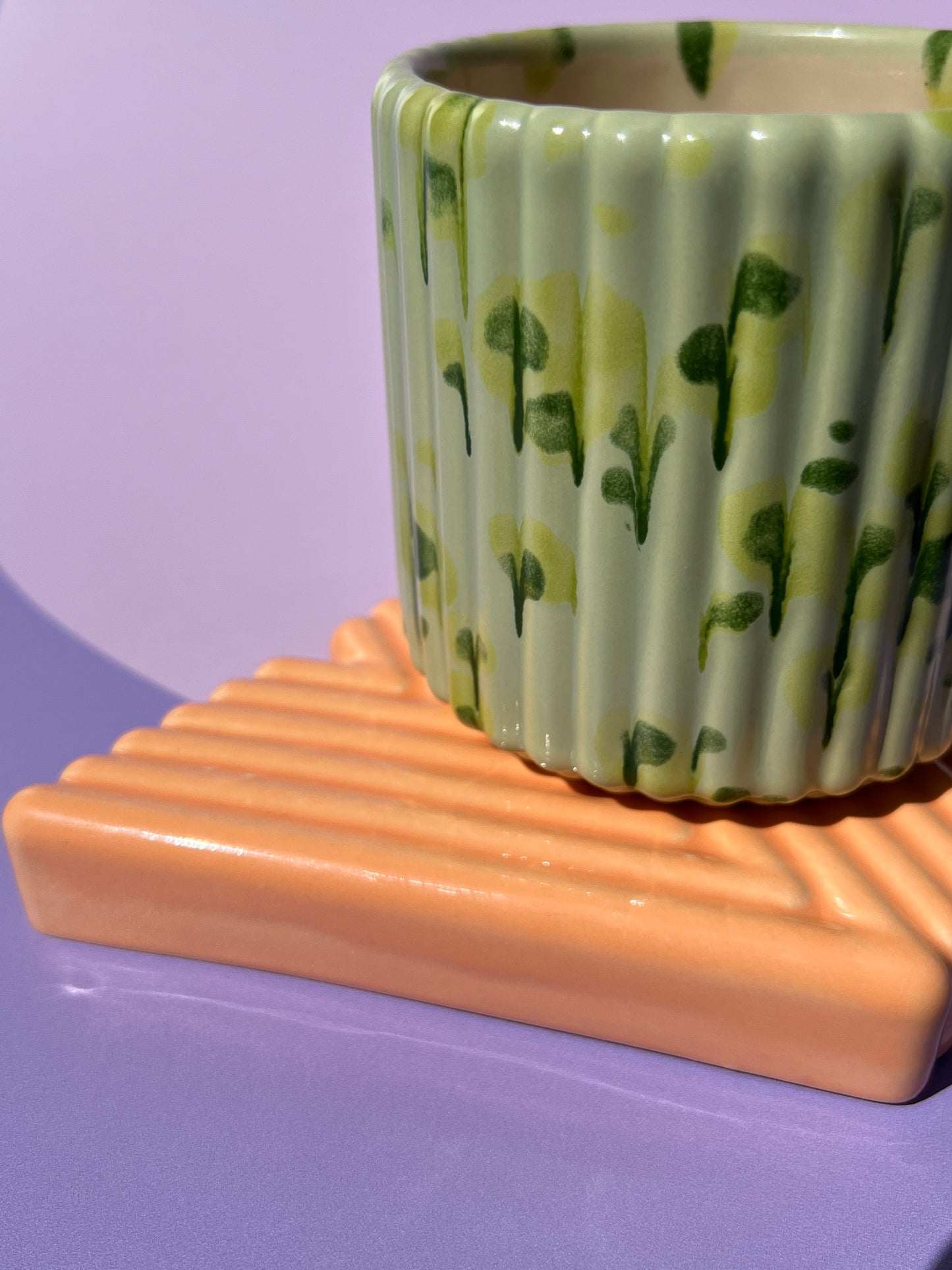 The Coaster in Peach and Aqua