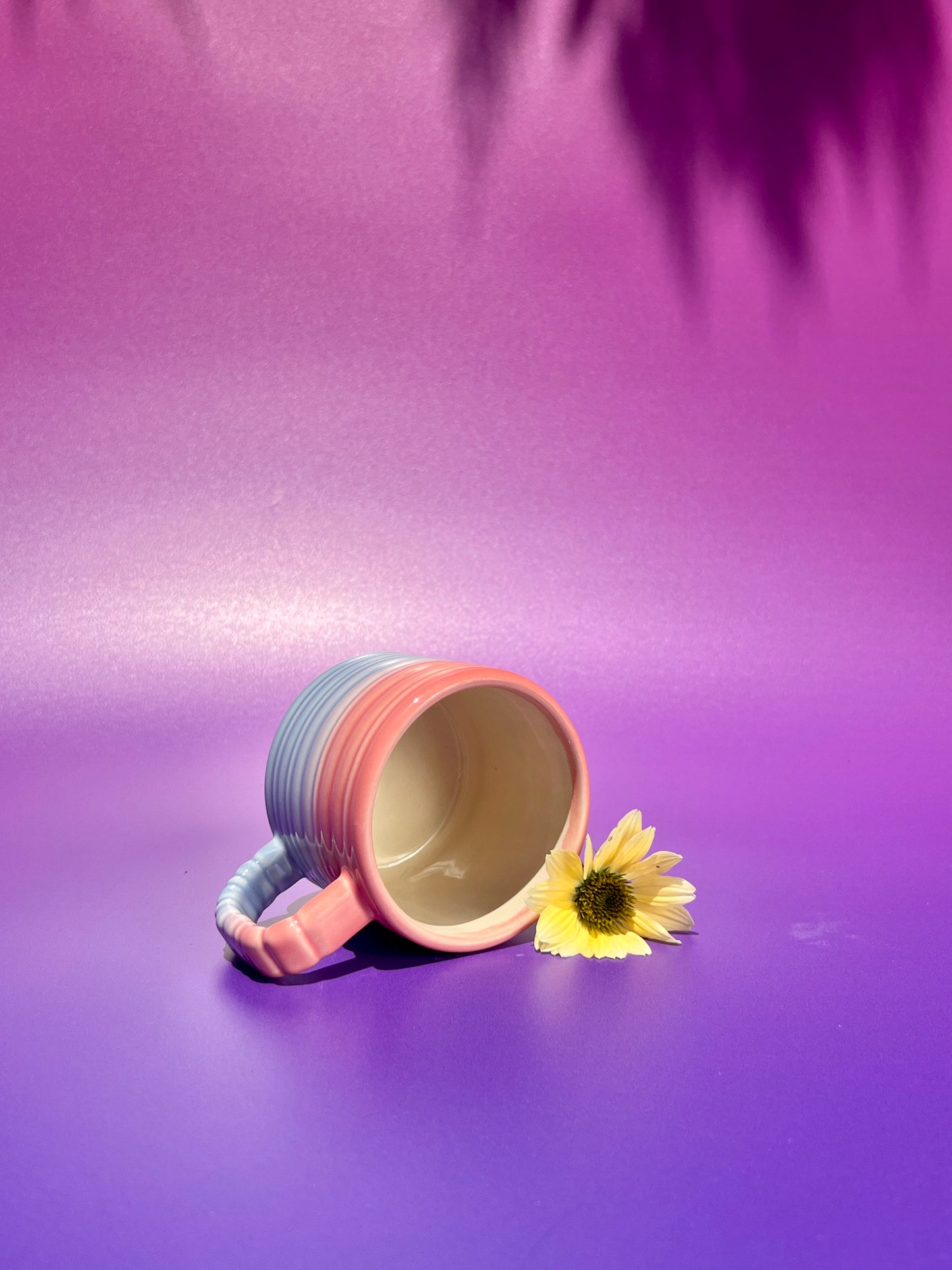 Rizzo Mug with Horizontal Texture in Sunset Fade