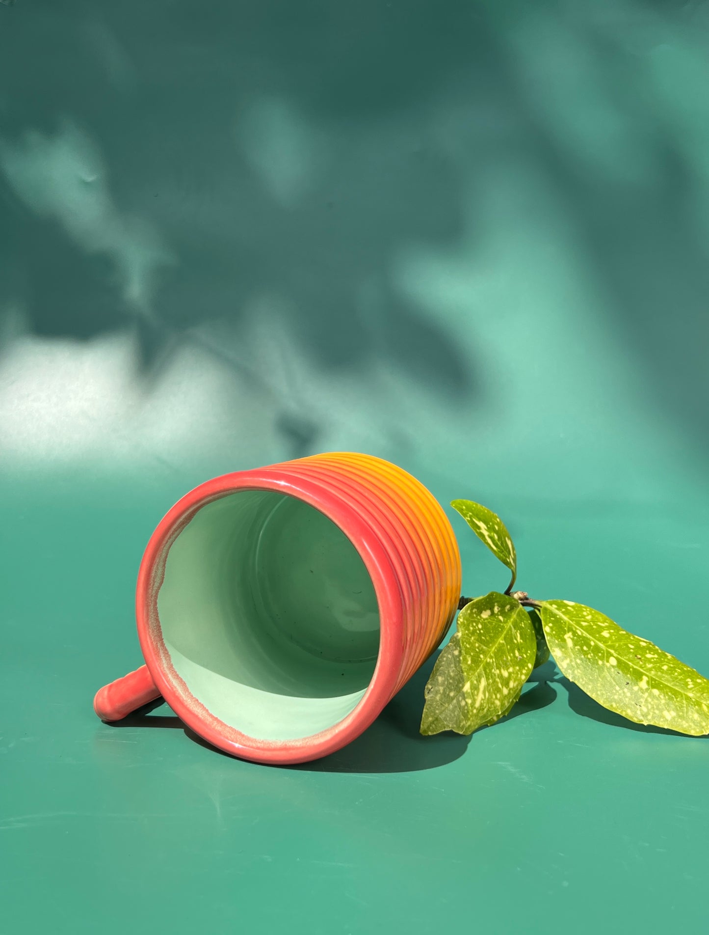 PREORDER Gozarian Mug with Horizontal Texture in Fruit Punch