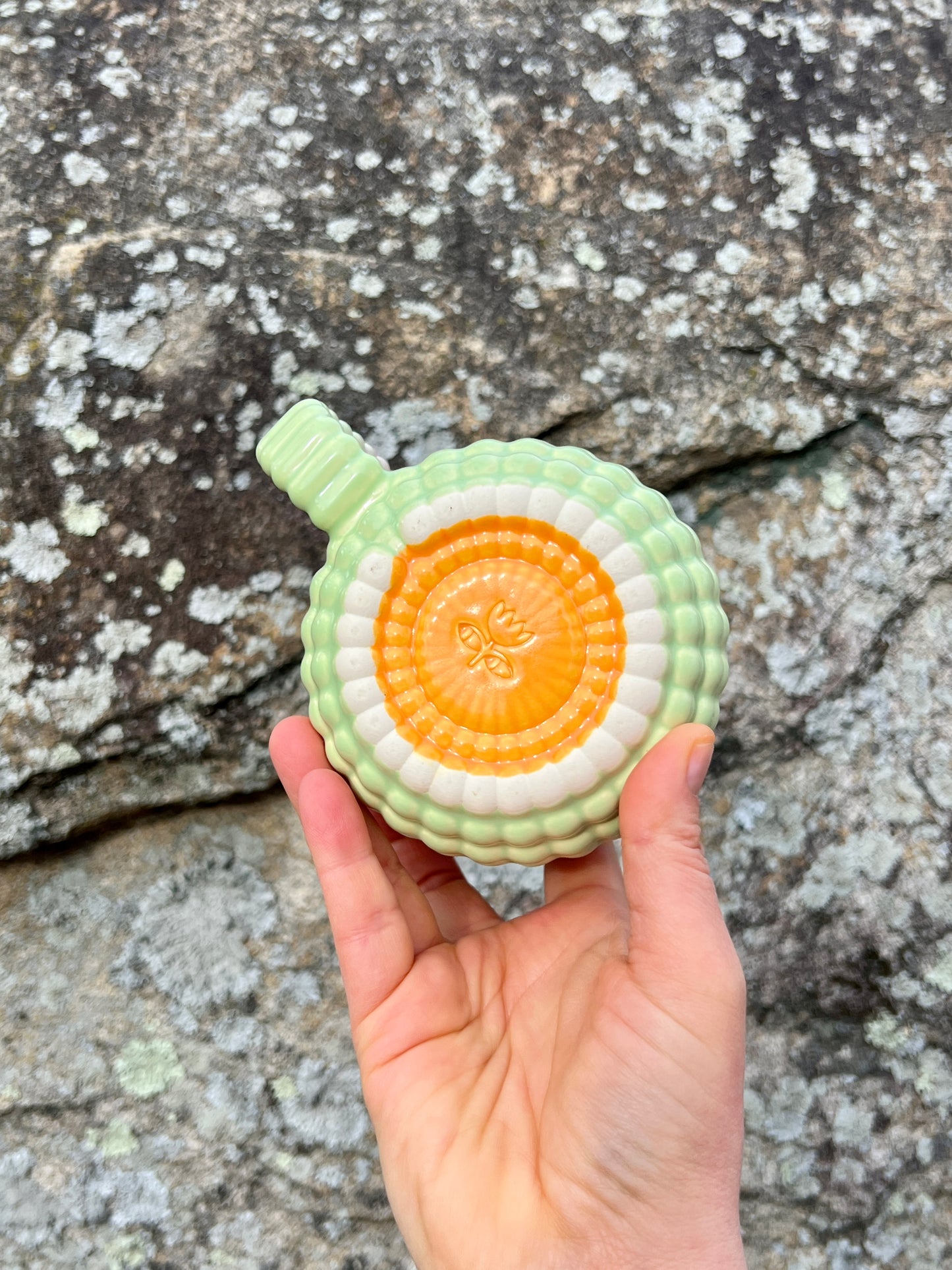 A DONATION Ludo Mug with All Over Big Dimple In Sherbert Fade