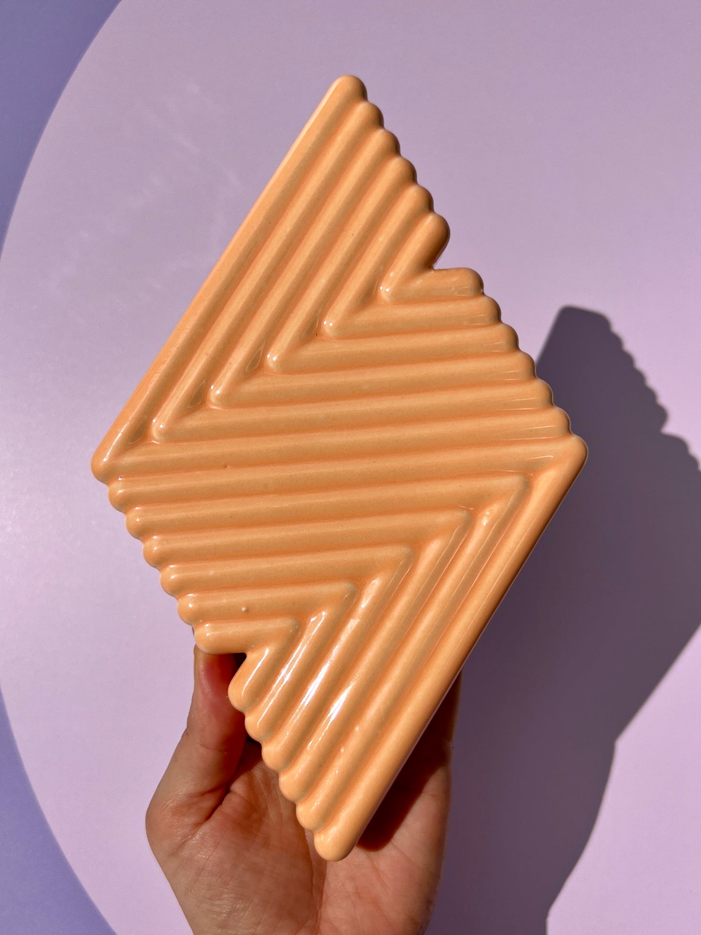 The Coaster in Peach and Aqua