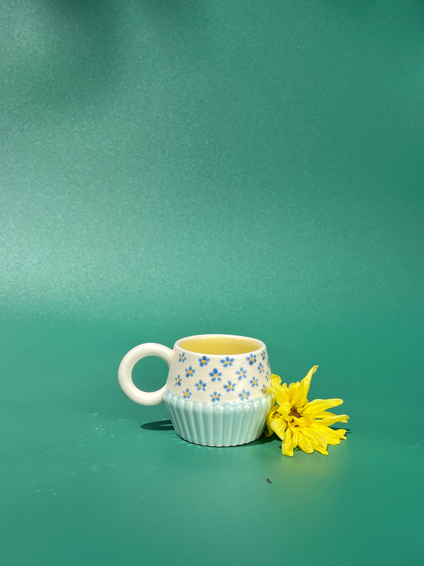 Vizzini Espresso Mug in Corn Flower
