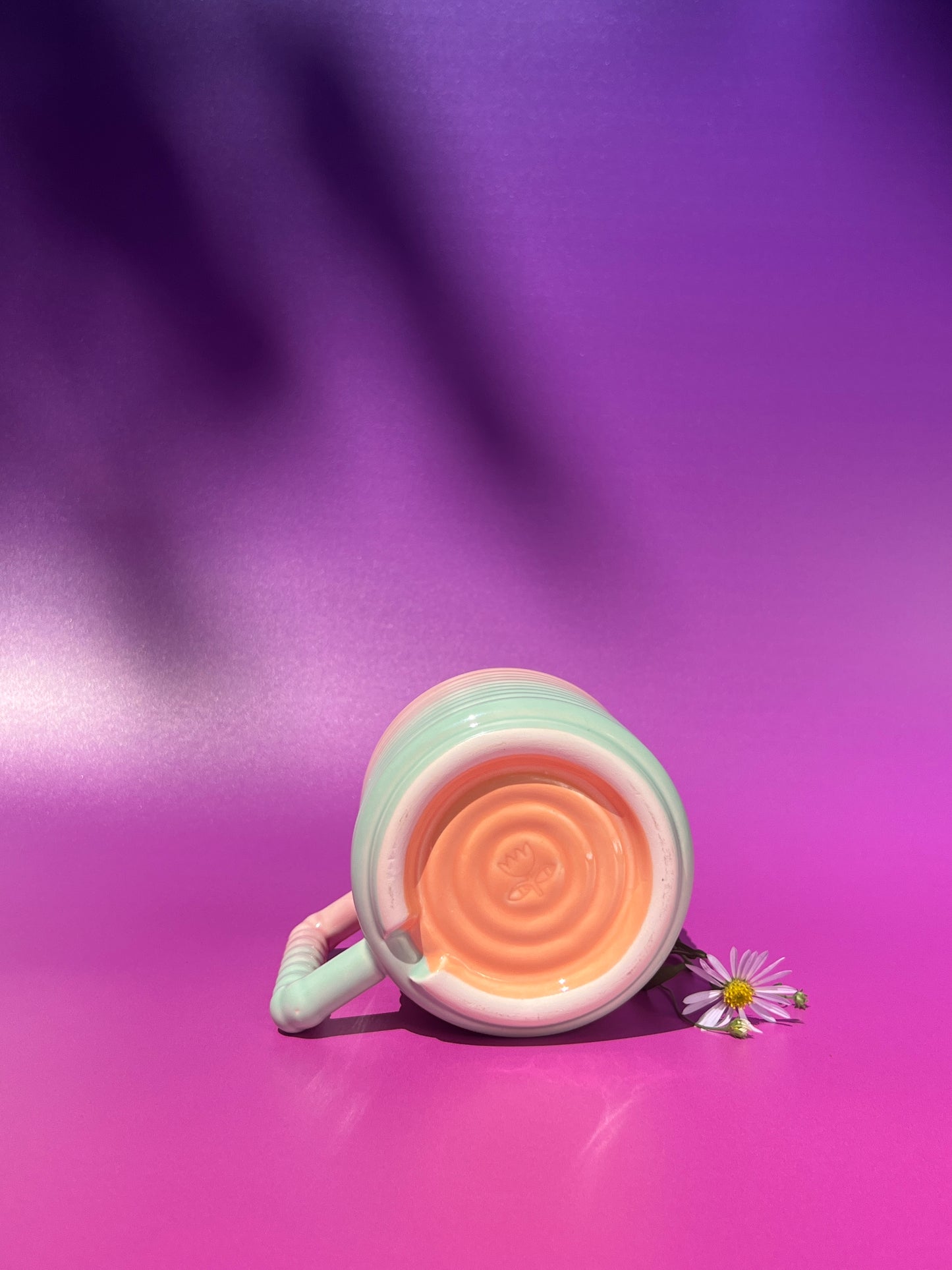 Gozarian Mug with Horizontal Texture in Birthday Fade