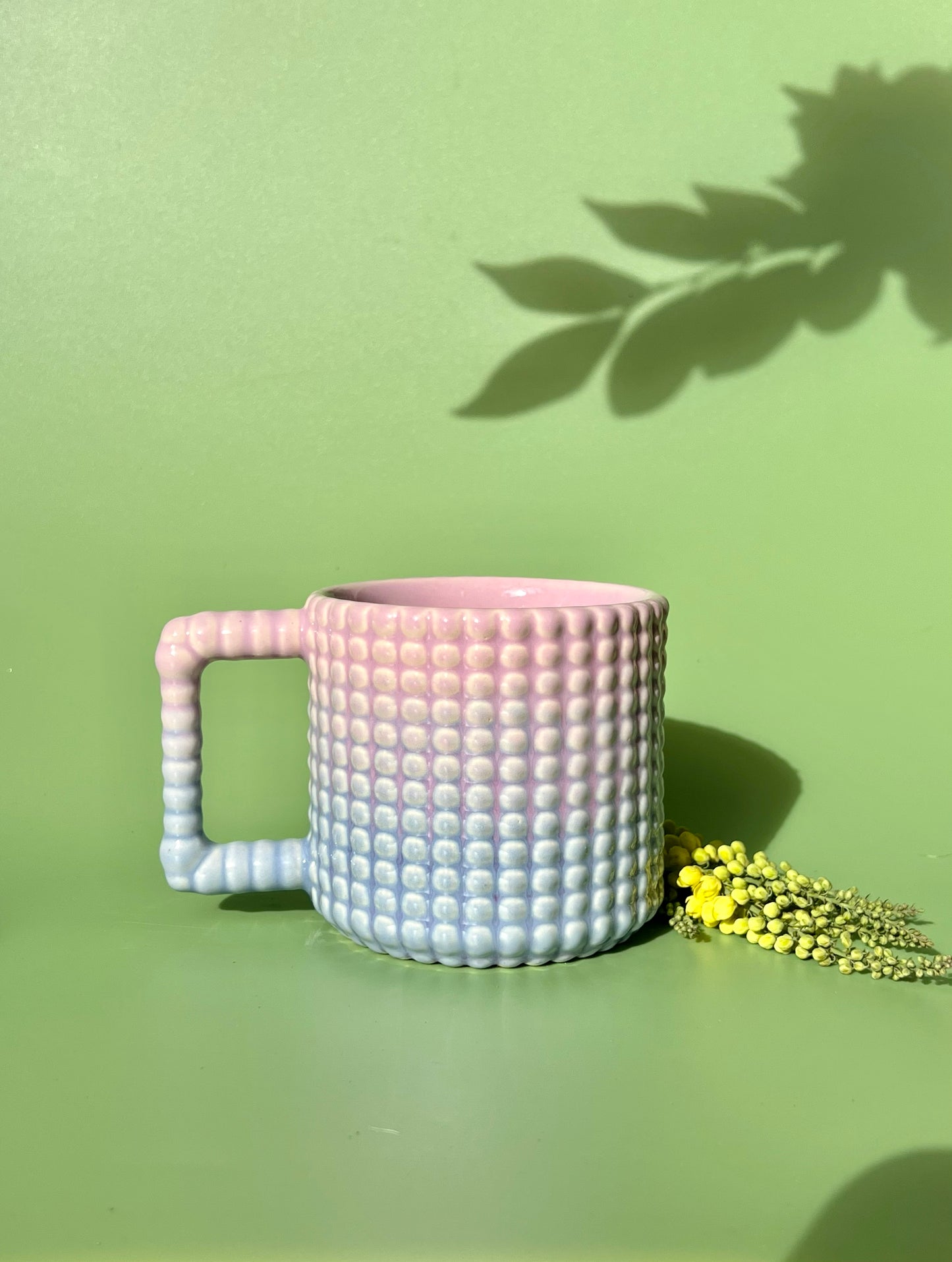 ♥PREORDER♥ Gozarian Mug with Big Dimple Texture in Purple Fade