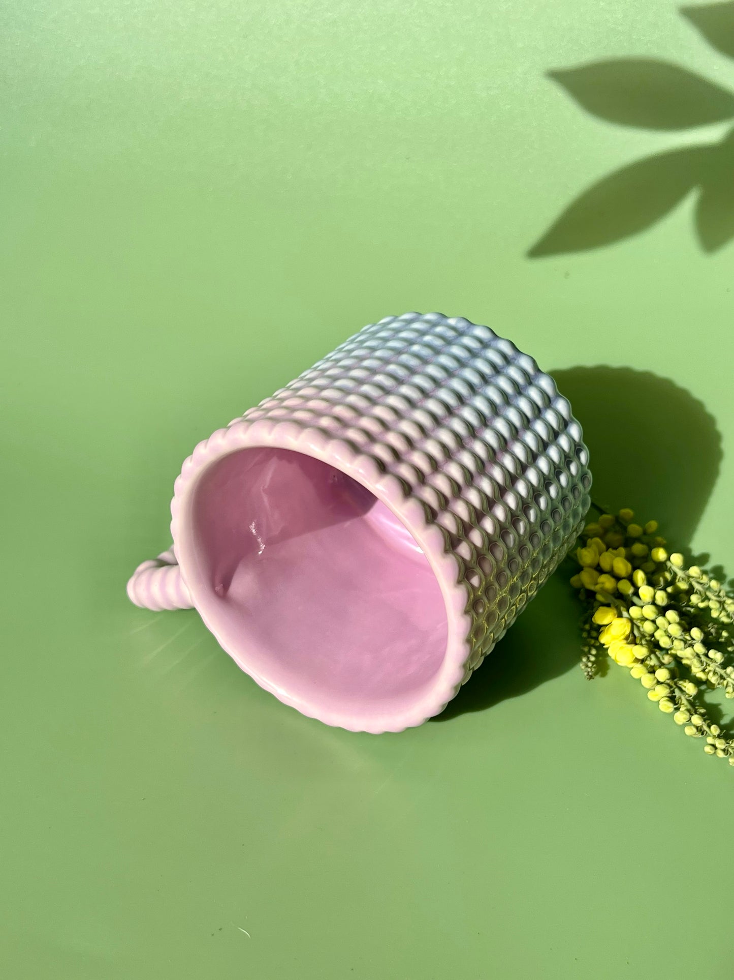 ♥PREORDER♥ Gozarian Mug with Big Dimple Texture in Purple Fade