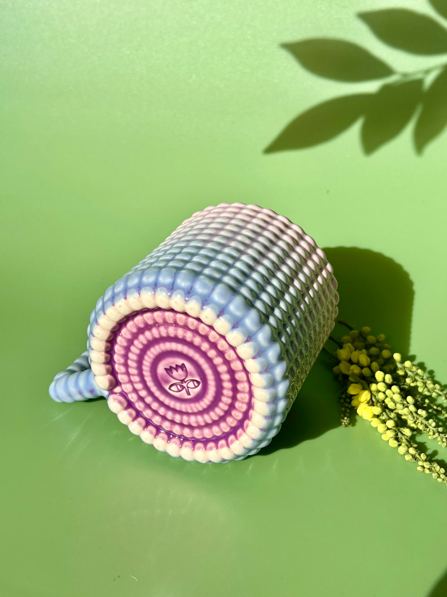 ♥PREORDER♥ Gozarian Mug with Big Dimple Texture in Purple Fade