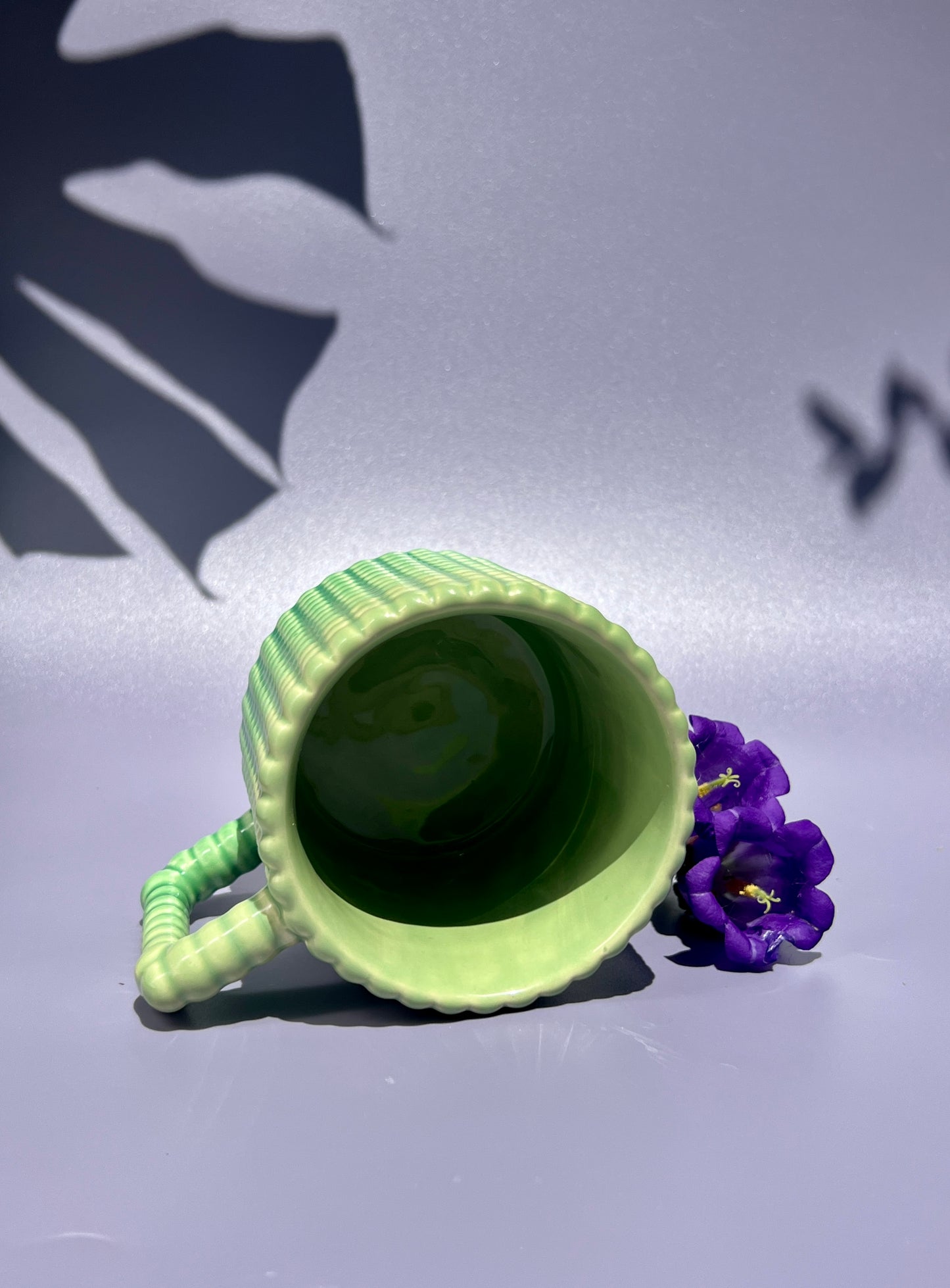 ♥PREORDER♥ Gozarian Mug with Big Dimple Texture in Greens Fade