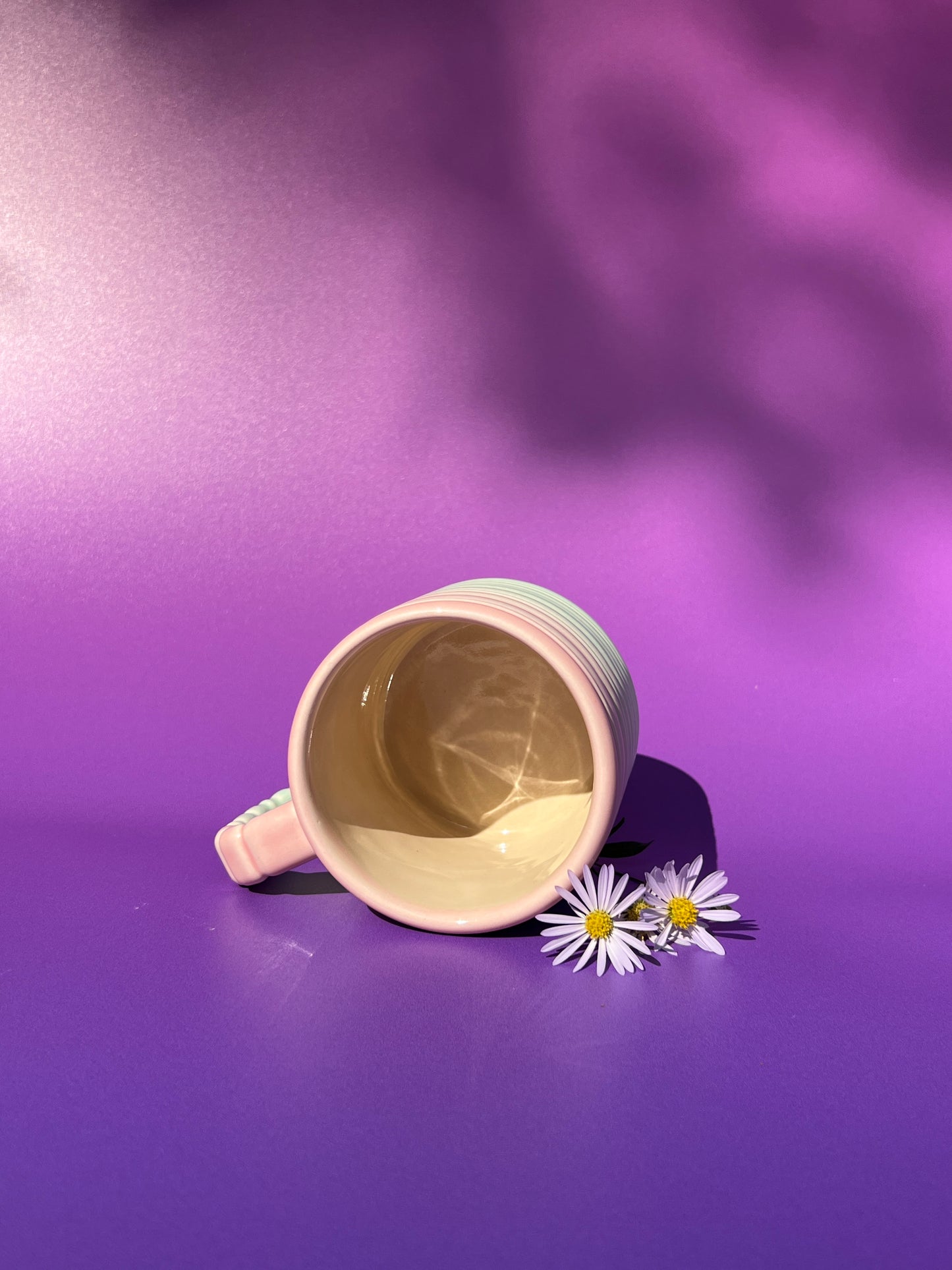 ♥PREORDER♥ Rizzo Mug with Horizontal Texture in Birthday Fade