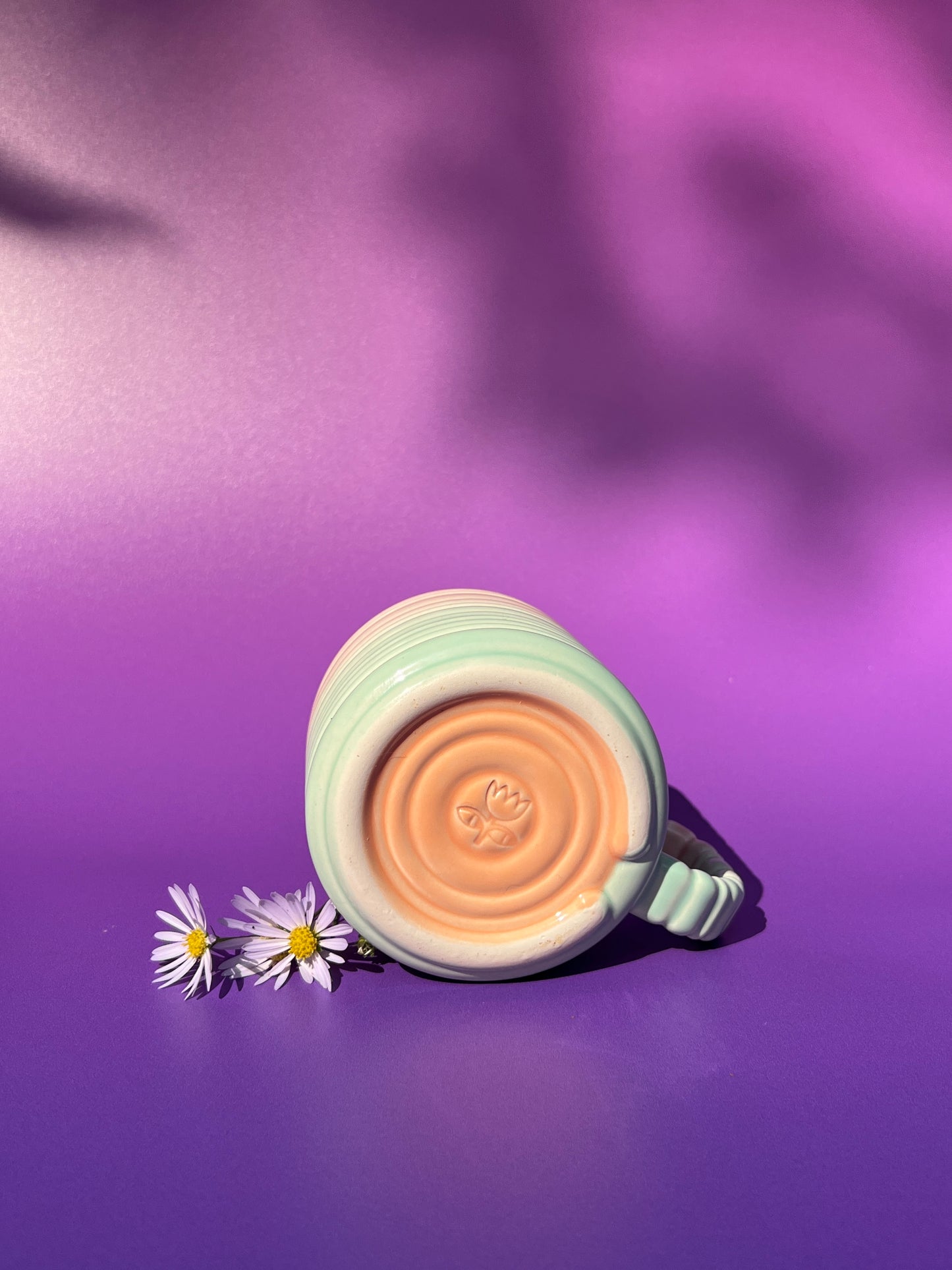 PREORDER Rizzo Mug with Horizontal Texture in Birthday Fade