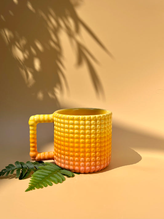 Gozarian Mug with Big Dimple Texture in Sunrise Fade