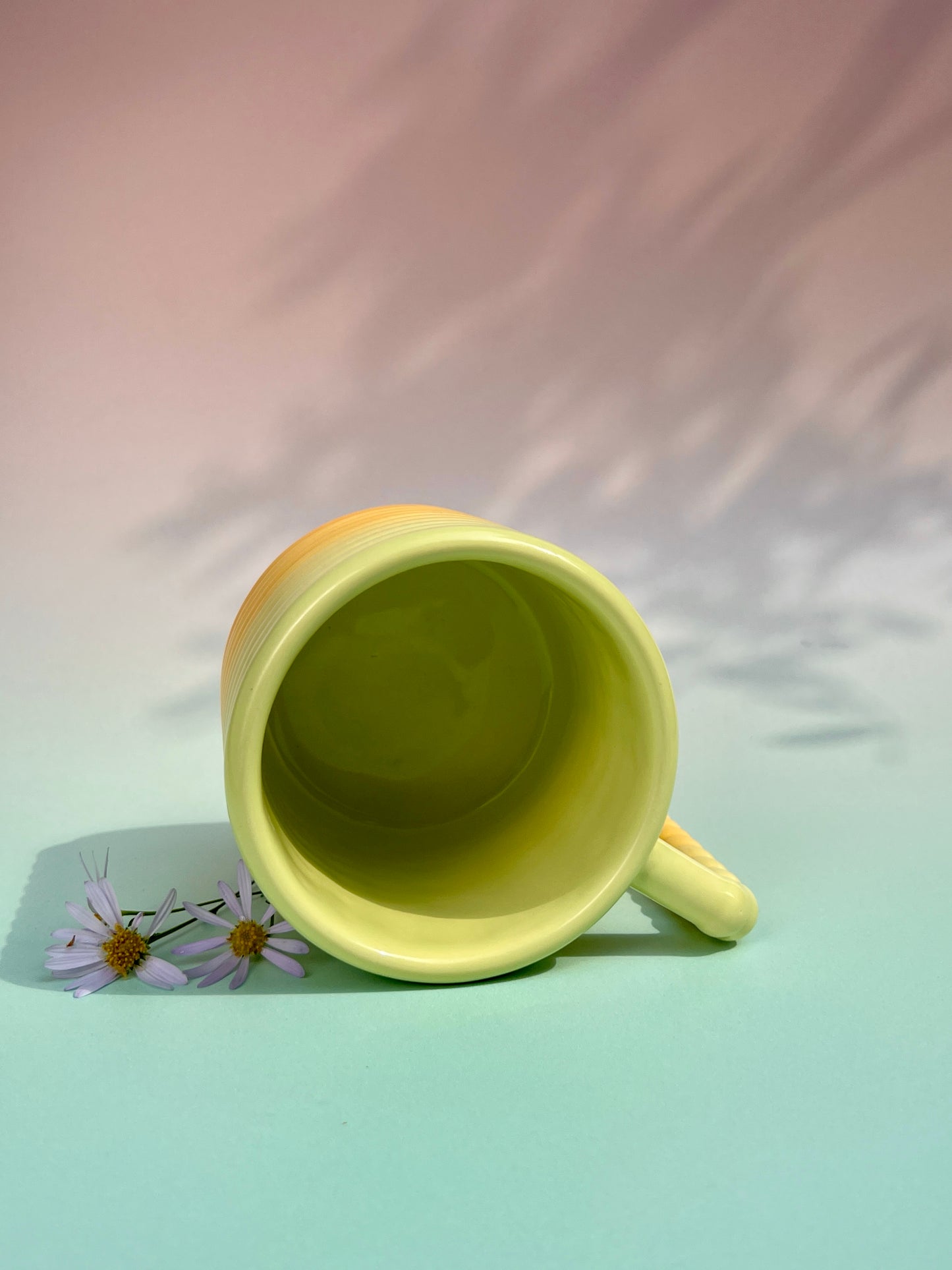 Gozarian Mug with Horizontal Texture in Tulip Poplar Fade