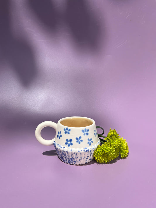 Vizzini Espresso Mug in Cornflower Cobalt