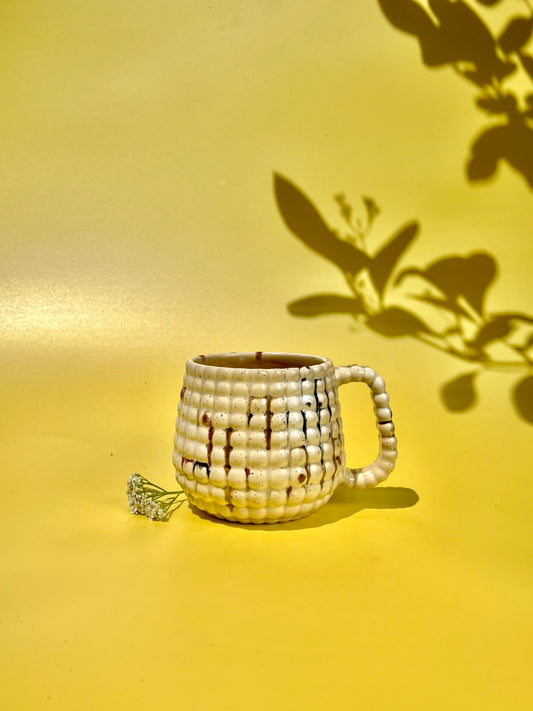 14oz Ludo Mug with All Over Big Dimple in Calico