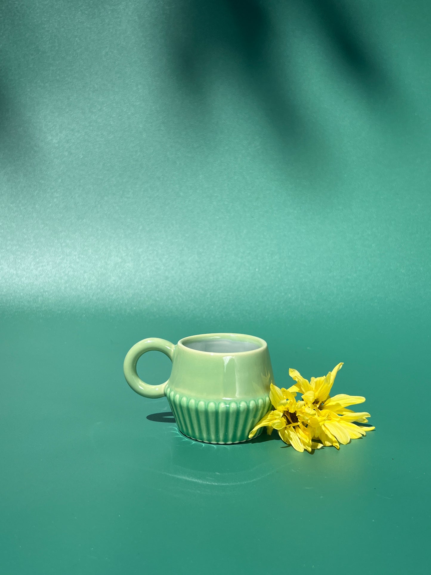 Vizzini Espresso Mug in Greens