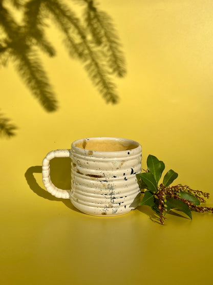 Rizzo Mug with Horizontal Texture in Calico