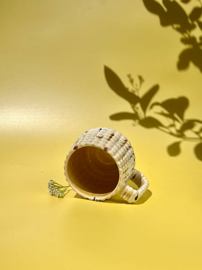 14oz Ludo Mug with All Over Big Dimple in Calico