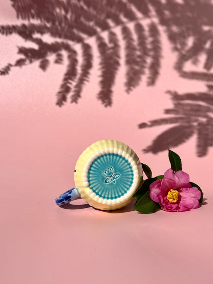 PREORDER Vizzini Espresso Mug in Cobalt Splotch