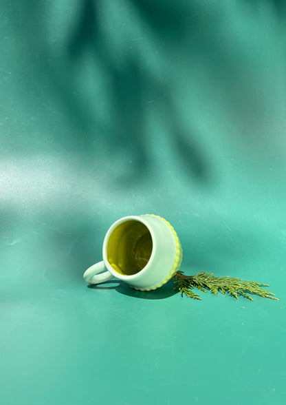 4oz Vizzini Espresso Mug in Greens