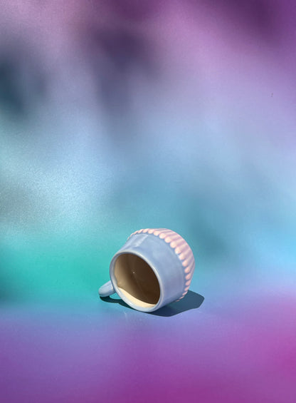 4oz Vizzini Espresso Mug in Purples