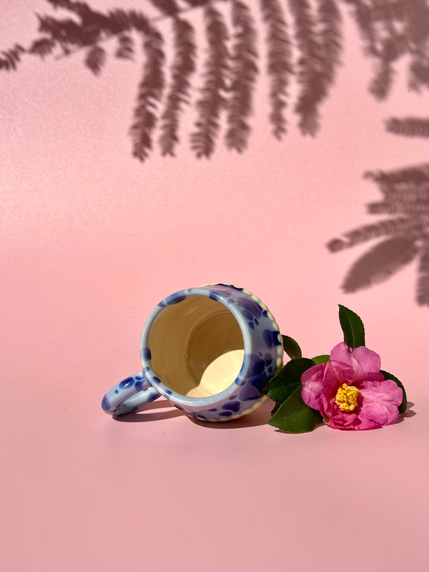 PREORDER Vizzini Espresso Mug in Cobalt Splotch