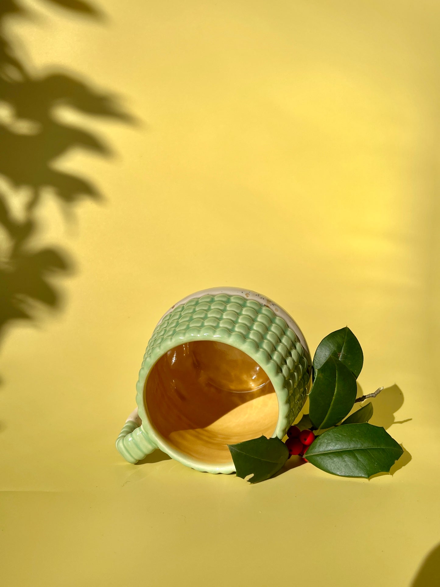 PREORDER Ludo Mug with Big Dimple Top in Calico