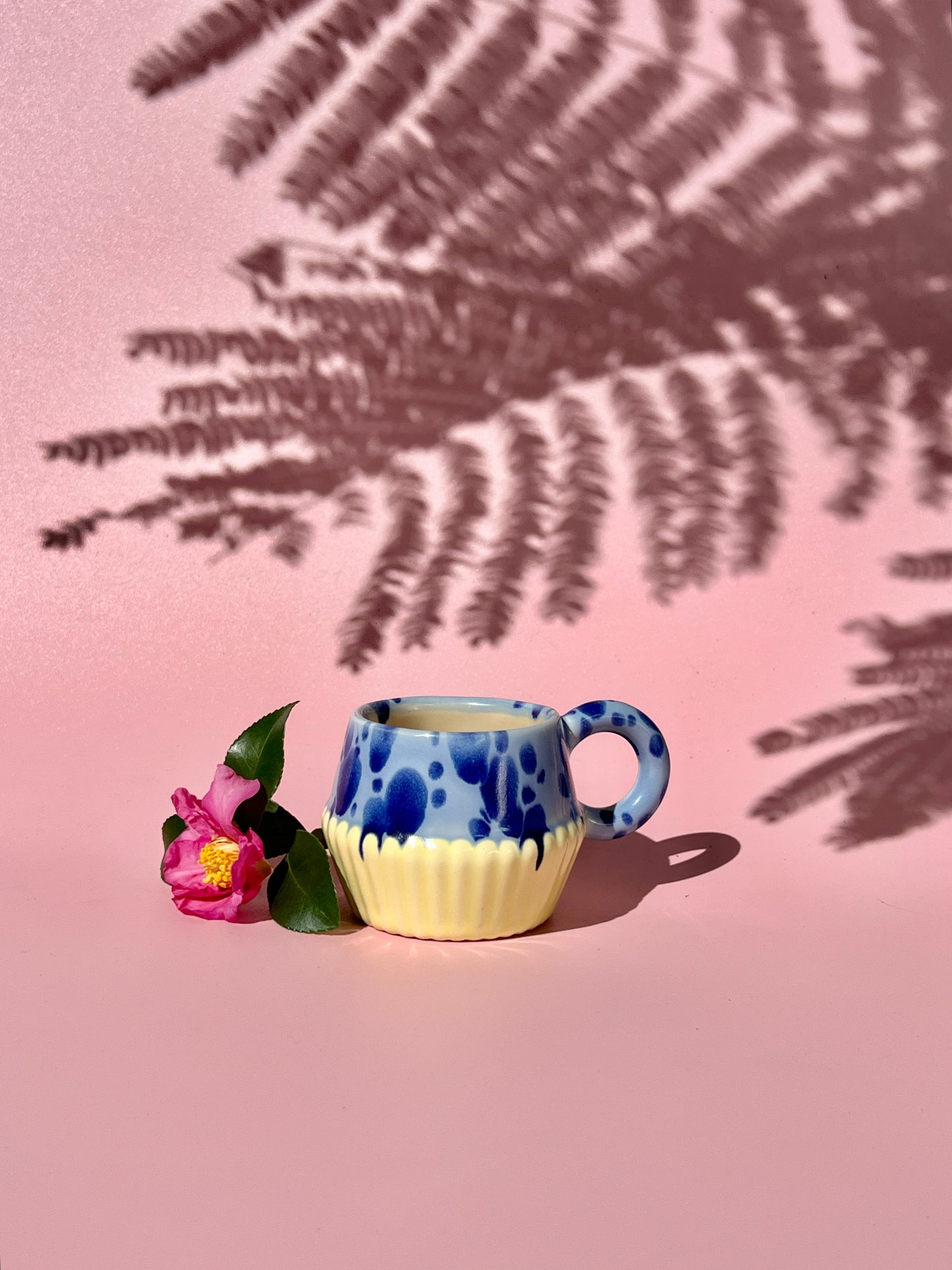 PREORDER Vizzini Espresso Mug in Cobalt Splotch