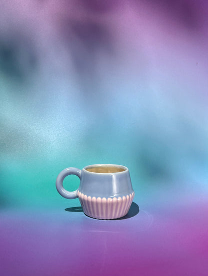 4oz Vizzini Espresso Mug in Purples