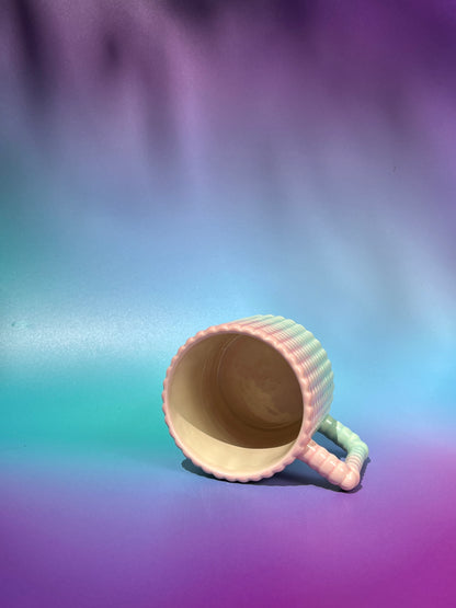 14oz Gozarian Mug with Big Dimple Texture in Birthday Fade
