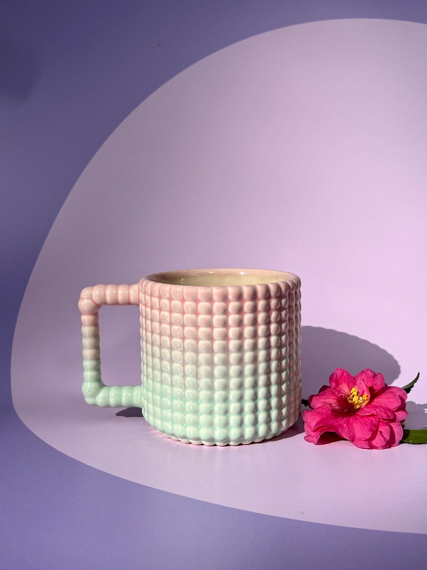 Gozarian Mug with Big Dimple Texture in Birthday Fade