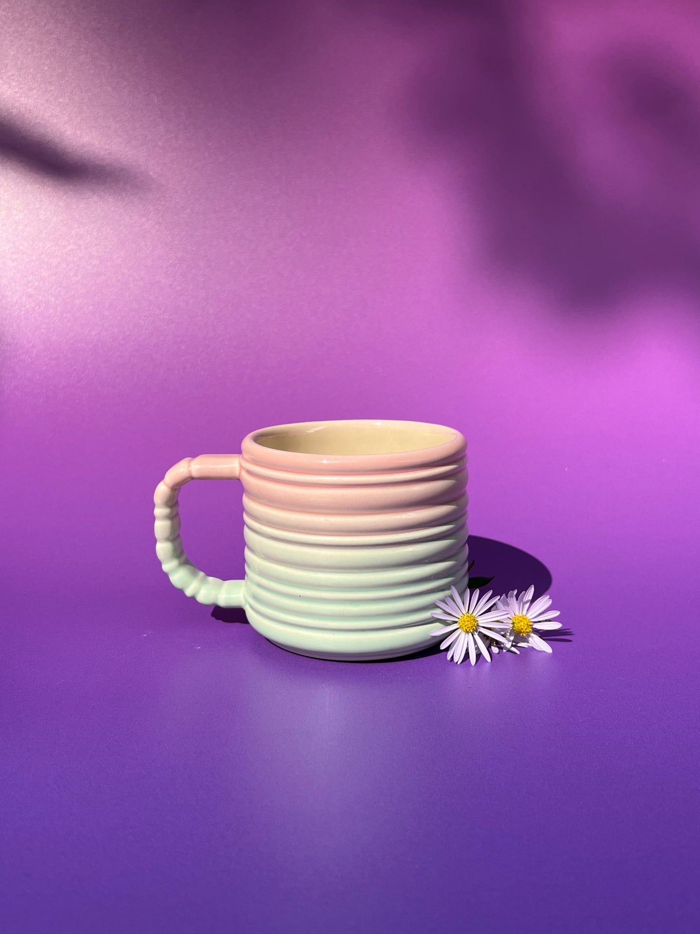 ♥PREORDER♥ Rizzo Mug with Horizontal Texture in Birthday Fade